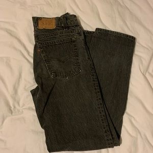 Black Levi’s vintage denim